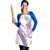 Mawhero Paua shell Kowhaiwhai Taniko Personalised Apron Taniwha Maori Tribal Style