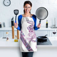 Mawhero Paua shell Kowhaiwhai Taniko Personalised Apron Taniwha Maori Tribal Style