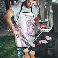 Mawhero Paua shell Kowhaiwhai Taniko Personalised Apron Taniwha Maori Tribal Style