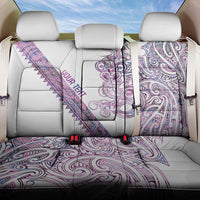 Mawhero Paua shell Kowhaiwhai Taniko Personalised Back Car Seat Cover Taniwha Maori Tribal Style