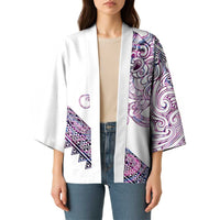 Mawhero Paua shell Kowhaiwhai Taniko Personalised Kimono Taniwha Maori Tribal Style LT9 - Polynesian Pride