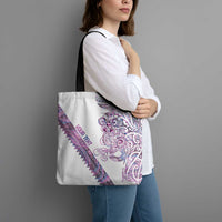 Mawhero Paua shell Kowhaiwhai Taniko Personalised Tote Bag Taniwha Maori Tribal Style