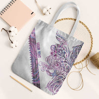 Mawhero Paua shell Kowhaiwhai Taniko Personalised Tote Bag Taniwha Maori Tribal Style