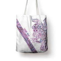 Mawhero Paua shell Kowhaiwhai Taniko Personalised Tote Bag Taniwha Maori Tribal Style