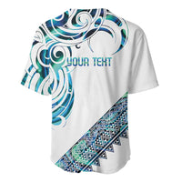 Kahui Whetu Paua shell Kowhaiwhai Taniko Personalised Baseball Jersey Turtle Tattoo Maori Tribal Style LT9 - Polynesian Pride
