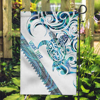 Kahui Whetu Paua shell Kowhaiwhai Taniko Personalised Garden Flag Turtle Tattoo Maori Tribal Style