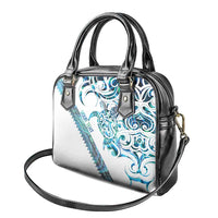 Kahui Whetu Paua shell Kowhaiwhai Taniko Personalised Shoulder Handbag Turtle Tattoo Maori Tribal Style
