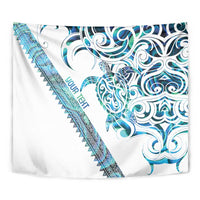 Kahui Whetu Paua shell Kowhaiwhai Taniko Personalised Tapestry Turtle Tattoo Maori Tribal Style LT9 - Polynesian Pride