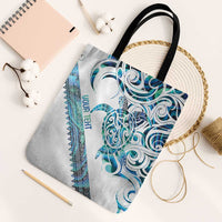 Kahui Whetu Paua shell Kowhaiwhai Taniko Personalised Tote Bag Turtle Tattoo Maori Tribal Style