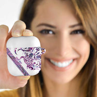 Mawhero Paua shell Kowhaiwhai Taniko Personalised AirPods Case Turtle Tattoo Maori Tribal Style