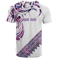 Mawhero Paua shell Kowhaiwhai Taniko Personalised T Shirt Turtle Tattoo Maori Tribal Style