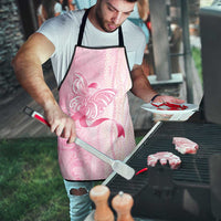 Breast Cancer Awareness Apron Maile Pikake Lokelani Crown Flower Lei Inspired LT9 - Polynesian Pride