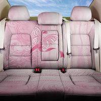 Breast Cancer Awareness Back Car Seat Cover Maile Pikake Lokelani Crown Flower Lei Inspired