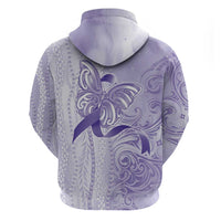 Epilepsy Awareness Hoodie Maile Pikake Lokelani Crown Flower Lei Inspired LT9 - Polynesian Pride