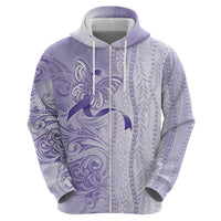 Epilepsy Awareness Hoodie Maile Pikake Lokelani Crown Flower Lei Inspired LT9 - Polynesian Pride