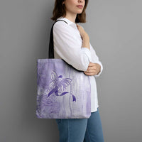 Epilepsy Awareness Tote Bag Maile Pikake Lokelani Crown Flower Lei Inspired