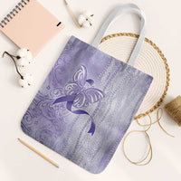 Epilepsy Awareness Tote Bag Maile Pikake Lokelani Crown Flower Lei Inspired