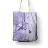Epilepsy Awareness Tote Bag Maile Pikake Lokelani Crown Flower Lei Inspired