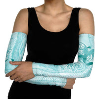 PTSD Awareness Arm Sleeves Maile Pikake Lokelani Crown Flower Lei Inspired