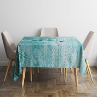 PTSD Awareness Tablecloth Maile Pikake Lokelani Crown Flower Lei Inspired