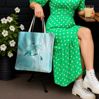 PTSD Awareness Tote Bag Maile Pikake Lokelani Crown Flower Lei Inspired