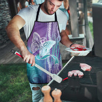 Suicide Prevention Awareness Apron Maile Pikake Lokelani Crown Flower Lei Inspired