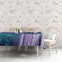 Suicide Prevention Awareness Tablecloth Maile Pikake Lokelani Crown Flower Lei Inspired