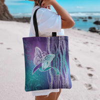 Suicide Prevention Awareness Tote Bag Maile Pikake Lokelani Crown Flower Lei Inspired