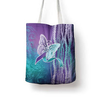 Suicide Prevention Awareness Tote Bag Maile Pikake Lokelani Crown Flower Lei Inspired