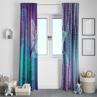 Suicide Prevention Awareness Window Curtain Maile Pikake Lokelani Crown Flower Lei Inspired