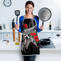 Hawaiian Honu Personalized Apron Black Tribal Hook Pattern