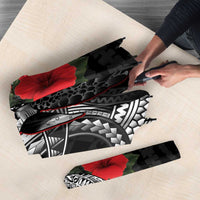 Hawaiian Honu Personalized Umbrella Black Tribal Hook Pattern