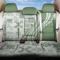 Green Hawaiian Quilt Pattern Back Car Seat Cover Mixed Polynesian Tribal Arty LT9 One Size Green - Polynesian Pride