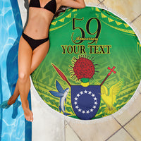 Cook Islands Constitution Day Beach Blanket Kuki Airani Since 1965