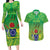 Cook Islands Constitution Day Couples Matching Long Sleeve Bodycon Dress and Hawaiian Shirt Kuki Airani Since 1965