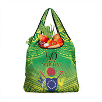 Cook Islands Constitution Day Grocery Bag Kuki Airani Since 1965