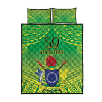 Cook Islands Constitution Day Quilt Bed Set Kuki Airani Since 1965