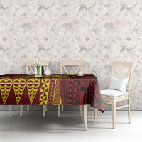 Personalised Tonga Haapai High School Tablecloth Special Kupesi Pattern