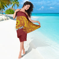 Personalised Tonga Niuatoputapu High School Sarong Special Kupesi Pattern