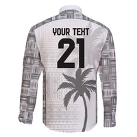 Custom Fiji Rugby Family Matching Tank Maxi Dress and Hawaiian Shirt History Champions World Cup 7s - White