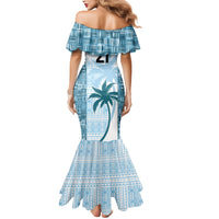 Custom Fiji Rugby Mermaid Dress History Champions World Cup 7s - Bllue