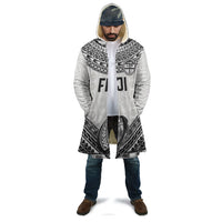 Custom Rugby Fiji National Heritage Cloak White Traditional Masi Inspired