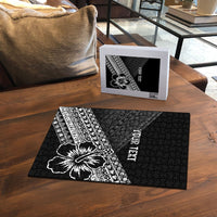 Custom Rugby Fiji Puzzle Black Traditional Masi Inspired