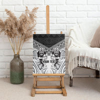Custom Rugby New Zealand Black Fern Canvas Wall Art Niho Taniwha Inspired