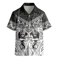 Custom Rugby New Zealand Black Fern Kid Hawaiian Shirt Niho Taniwha Inspired LT9 - Polynesian Pride