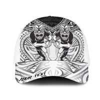 Personalised Rugby New Zealand Black Fern Mesh Trucker Cap Niho Taniwha Inspired