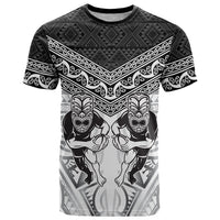 Custom Rugby New Zealand Black Fern T Shirt Niho Taniwha Inspired