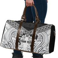 Custom Rugby New Zealand Black Fern Travel Bag Niho Taniwha Inspired