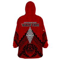 Tonga Rugby Wearable Blanket Hoodie Proud Tongan Ngatu Kupesi World Cup 2023 No2 LT9 - Polynesian Pride