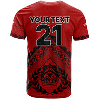 Custom Tonga Rugby T Shirt Proud Tongan Ngatu Kupesi World Cup 2023 No2 LT9 - Polynesian Pride